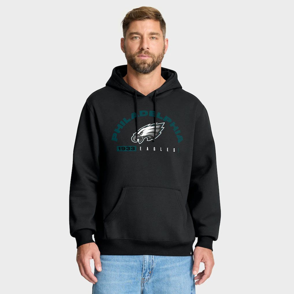 Men 2026 NFL Philadelphia Eagles black Hoodie hooded style 01